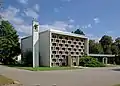 Neue Friedhofskapelle, An der Hospitalsmühle 19, 1960–62