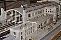 Trieste Campo Marzio Modell Bahnhofshalle