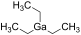 Strukturformel von Triethylgallium