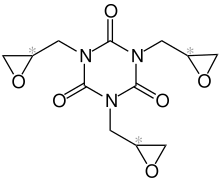 Struktur von Triglycidylisocyanurat