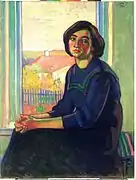 Nikolai Triik Porträt von V. Martna 1910