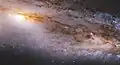 Detail-Aufnahme mithilfe des Hubble-Weltraumteleskops