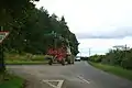 Integrierter Packer in Transportstellung
