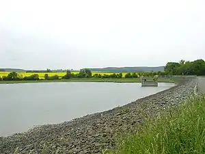 Staudamm und Stausee Triptis