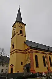 St. Clemens (1790–1793), Trit­ten­heim, Mosel, klas­si­zis­tisch,  Knick­helm