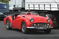 Triumph TR 3 mit „Brooklands“