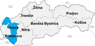 Trnava in der Slowakei