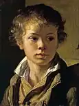 Porträt Arseny Tropinin, Sohn des Künstlers (1818)