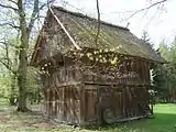 400 Jahre alter Treppenspeicher auf dem Hiesterhof