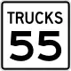 Zeichen R2-2PTempolimit für Lkw