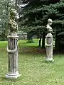 Statuen im Bereich des einstigen Barockgartens