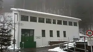 Kraftwerk Oberstufe Gampadels in Tschagguns – Maschinenhaus