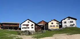Häusergruppe in Tschappina