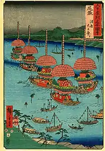 9: Provinz OwariTsushima Tennō matsuri(津嶋 天王祭り)