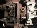 Turbolader eines Pkw (VW Golf)