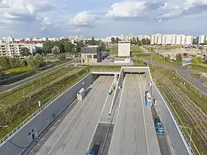 Tunnel der Warschauer Südumgehung