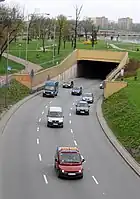 Ausfahrt von der Südseite
