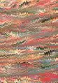 Marmorpapier (Kammmarmorpapier), zeitgenössisch nach altem Vorbild