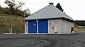 Schachtgebäude Notausgang 8 50° 37′ 16,3″ N, 10° 59′ 4,5″ O50.62119444444410.984583333333