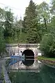 Scheitelhaltung des Canal de la Marne au Rhin mit dem Tunnel de Mauvages