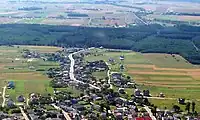 Luftbild des Orts