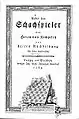 Schrift von Joseph Friedrich Freiherr von Racknitz