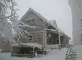 Turmbaude im Winter