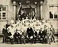 Fahnenweihe beim Turnverein Waldkirch, 1900