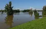 Blick auf die Tacitusbrug Sommer 2021