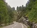 Straße zwischen Untertauern und Radstädter Tauernpass