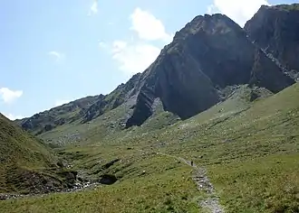 Tuxer Joch vom Weitental in Richtung Süden