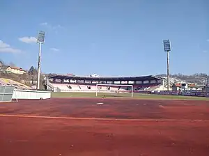 Das Stadion im Februar 2019