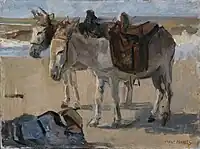 Zwei Esel,Rijksmuseum Inv.-Nr.: SK-A-3595,Öl auf Karton, 46 × 61 cm