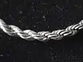 Kordelkette, Sterling Silber
