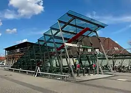 Abgang am Fritz-Munkert-Platz