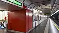Bahnsteig der U1 …