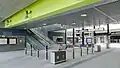 Im Westteil der Station