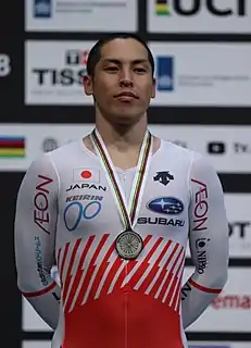 Tomoyuki Kawabata als Vize-Weltmeisterim Keirin 2018