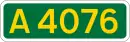A4076 road