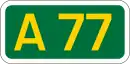 A77 road