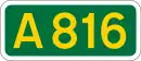 A816 road