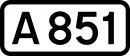 A851 road