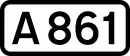 A861 road