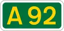 A92 road