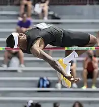 Jeron RobinsonRang zwölf mit 2,17 m