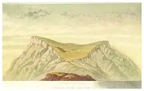 Gunib aus Richtung Keger (um 1860)