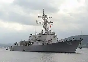 USS Bainbridge in Souda Bay, Kreta (2008)
