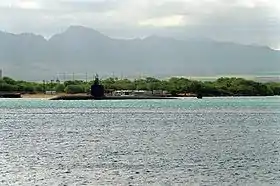 Die Birmingham verlässt Pearl Harbor