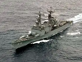 Die Merrill 1991 auf See