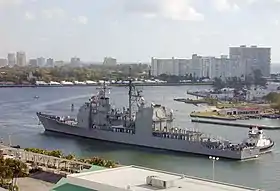 Die Philippine Sea in Port Everglades